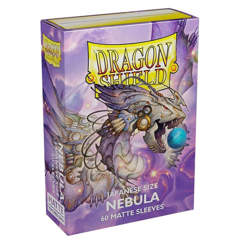 Arcane Tinmen Dragon Shield Japanese 60ct Matte Nebula Purple Sleeves 59x86mm