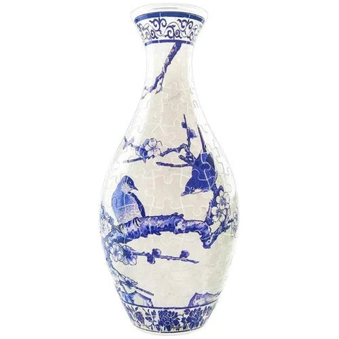 Pintoo 3D Vase Translucent Magpies On Plum Tree Puzzle