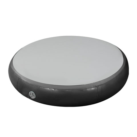 Powertrain 1m Air Track Spot Round Inflatable Tumbling Mat (Black)