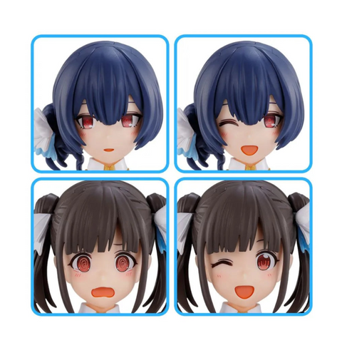 Bandai 30ms Option Hair Style and Face Parts Set (Chiyoko Sonoda/Rinze Morino)