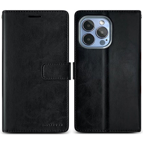 Roar Blue Moon [Choice Diary] Wallet Case iPhone 14 Plus Black