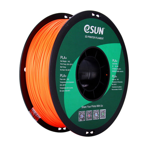 eSUN PLA+ HS High Speed 3D Print Filament 1.75mm 1kg - Orange