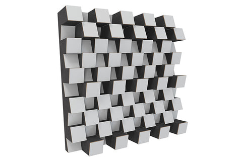 Elite Sound Acoustics 120mm Diffuser Panel Foam Laminate (White)