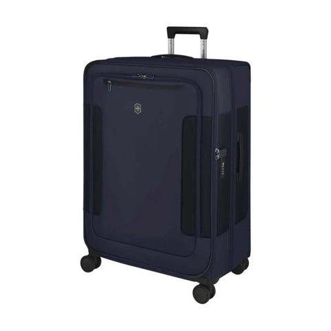 Victorinox 7.0 Werks Traveller Expandable Softside Suitcase Luggage L Navy Large