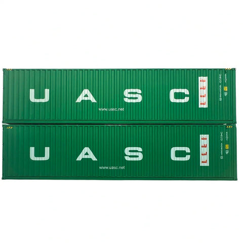 Dapol OO 40ft High Cube C'tnr UASC Twin Pack