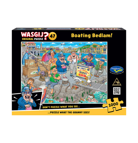 HOLDSON 1000pc Wasgij Original 47 Boating Bedlam Puzzle