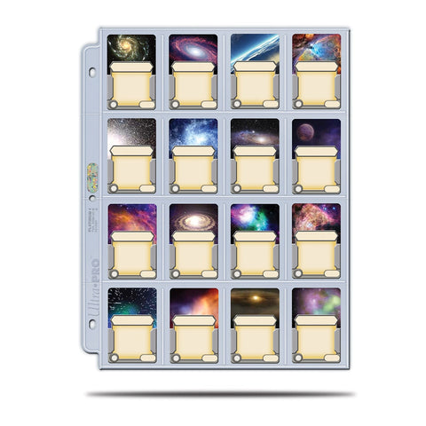 Ultra Pro: UP84781 16-Pocket Platinum Page with 41 mmx63 mm Pocket