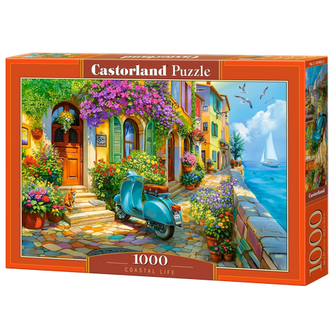 Castorland 1000-Pieces Coastal Life Puzzle