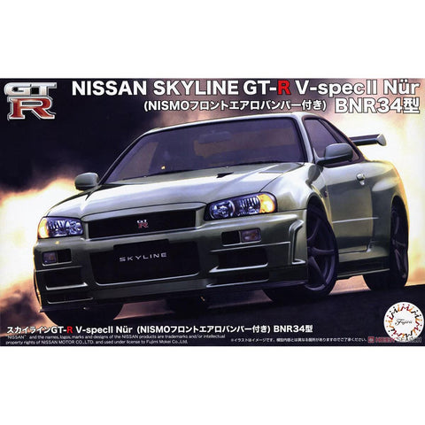 Fujimi 1/24 Nissan Skyline GT-R V-Spec II NA1/4r (with Nismo Front Aero Bumper) (ID-285)