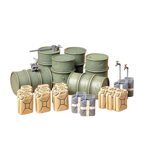 Tamiya 1/35 German Fuel Drum Set
