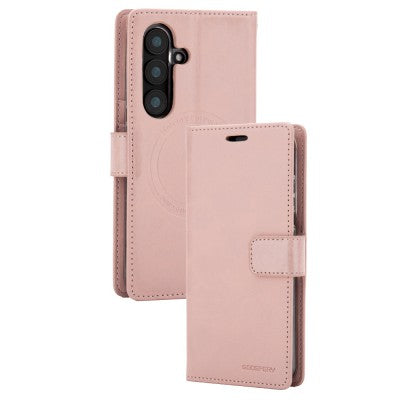 Goospery Bluemoon Diary for Samsung Galaxy S25 FE Magsafe (Rose Gold)