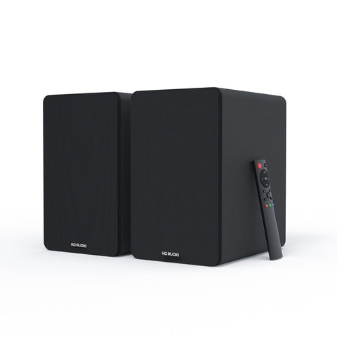 Silcron SLR05 Wireless Active Bookshelf Speakers Set with HDMI ARC - Black