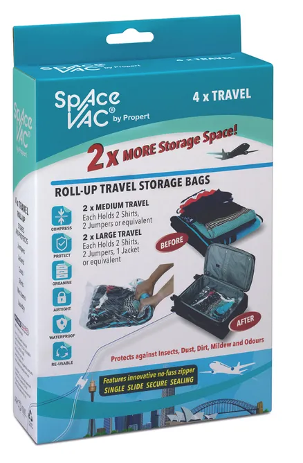 Space Vac Vacuum Storage Compression Bags [4 Pack] - JB Hi-Fi