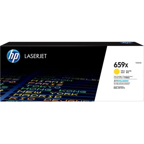 HP 659X Toner Ink Cartridge LaserJet For M776Z Original Genuine (Yellow)