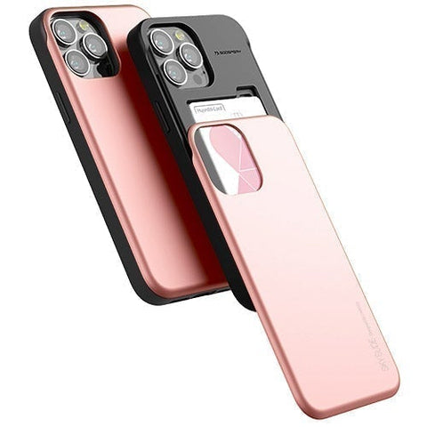 Sky Slide Bumper Case for Galaxy S10 Plus in Gold, Hotpink, Lime, Pink, Red, Rose Gold, White - Rose Gold