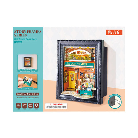 DIY Framed Old Times Bookstore