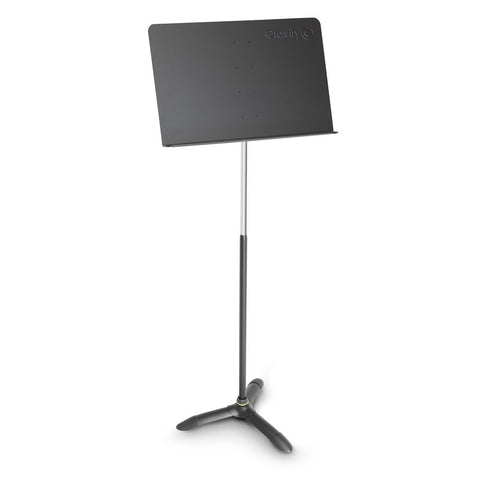 Gravity NSORC1 Orchestra 120cm Music Stand with Aluminium Desk Black