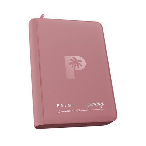 Palms Off Gaming Collector's Series 4 Pocket Zip Trading Card Binder - Pink