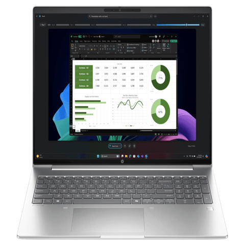 HP ProBook 4 G1i 16" WUXGA Core Ultra 7 16GB RAM 512GB AI Business Laptop - Pike Silver