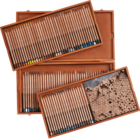 Derwent 100  Lightfast Coloured Pencils Professional Wooden Box Set