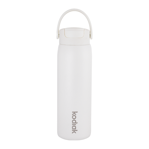 Kodiak Impact 710ml Insulated Stainless Steel Bottle with Straw Lid - White Mist