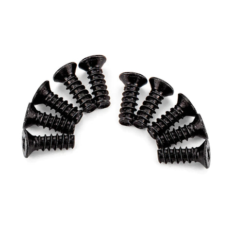 Atrek 2.6x8mm Coarse Thread Countersunk Head Screws 10Pcs