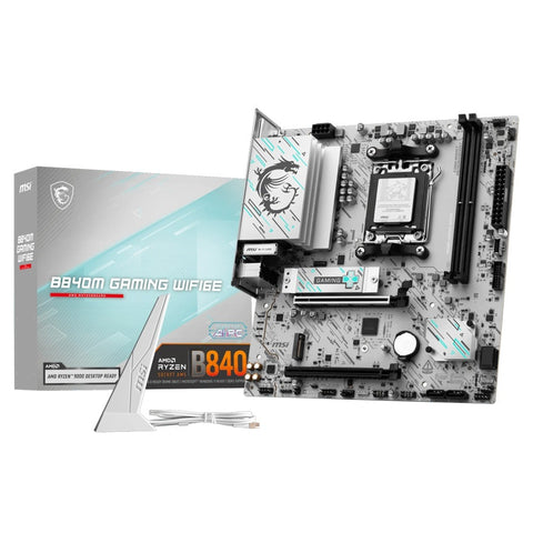 MSI B840M GAMING WIFI6E AM5 DDR5 Wi-Fi 6E mATX Motherboard