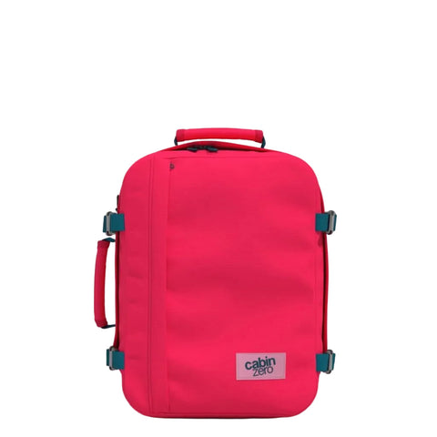 CabinZero Classic 28L Lightweight 0.6kg Carry On Backpack - Miami Magenta