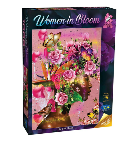 Holdson 1000pc Woman In Bloom Full Bloom Puzzle