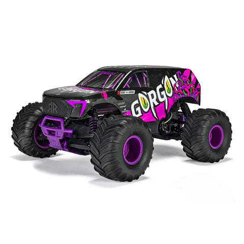 ARRMA GORGON Mega 550 RC Monster Truck Electric 2WD 1/10 Scale RTR (Purple)