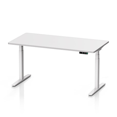 9am HOME Pesk Dual Motors Melamine Home Office Electric Standing Desk - (White Top)(1500*750mm)