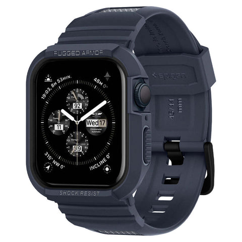 Spigen Apple Watch SE3/9/8/SE2/7/6/SE/5/4 (45mm/44mm) Rugged Armor Pro Band Case (Charcoal Grey)