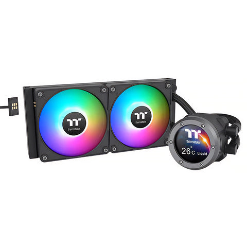 Thermaltake 240mm AIO Liquid CPU Cooler (Black)