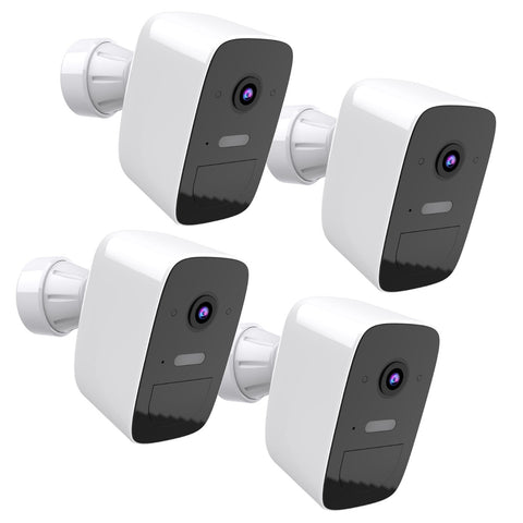 Connect Smart Home 2K Outdoor Security Camera 4 Pack