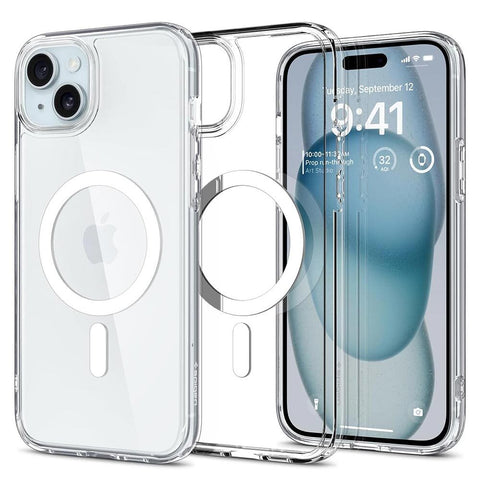 SPIGEN Ultra Hybrid MagSafe Case for iPhone 15 (White)