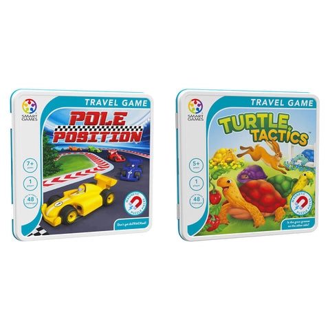 Smart Games Pole Position & Turtle Tactics Puzzle Game