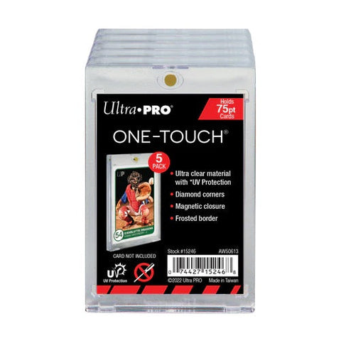Ultra Pro: UP15246 75PT UV ONE-TOUCH Magnetic Holder 5 ct retail pack