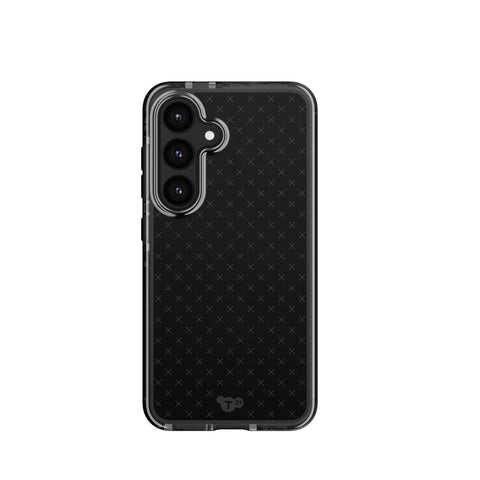 Tech21 EvoCheck Phone Case for Samsung Galaxy S24 (Smokey/Black)