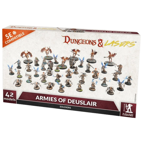Dungeons & Dragons Dungeons & Lasers: Miniatures Armies Of Deuslair