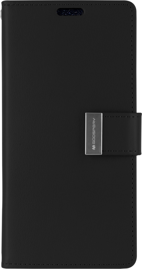 Goospery Rich Diary for Galaxy S20 Ultra - Black