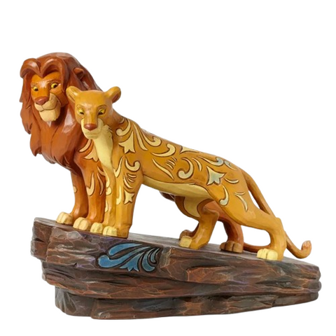 Jim Shore Disney Traditions - The Lion King Simba and Nala - Love At Pride Rock