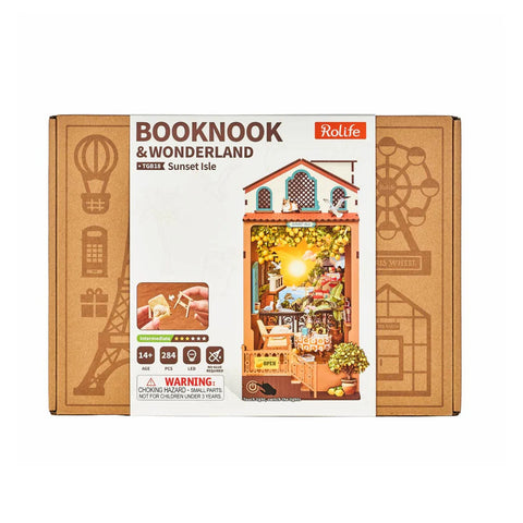 Robotime DIY Bookends Kit Suanset Isle