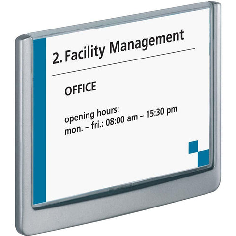 Durable Click Sign Plastic 149x105.5mm Grey