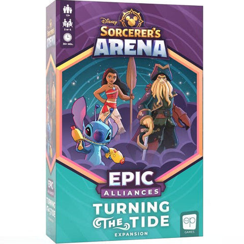 The Op Disney Sorcerer's Arena Epic Alliances Turning the Tide Expansion Board Game