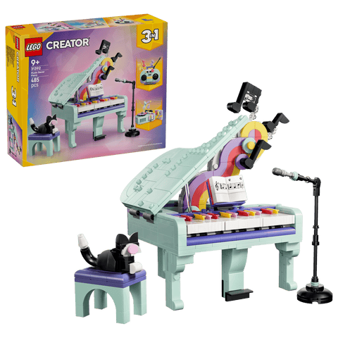 LEGO 31392 Music Decor Piano with Cat - Creator 3-in-1