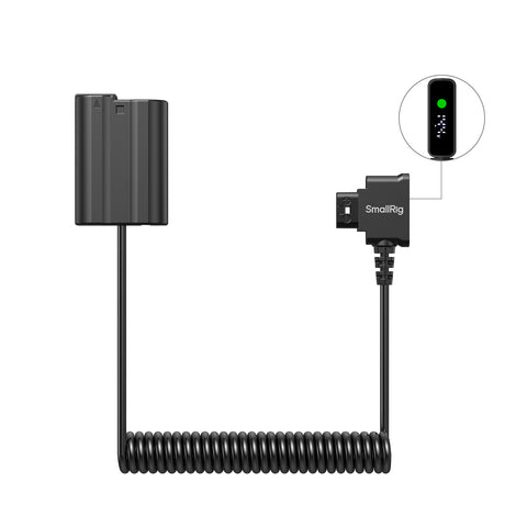 SmallRig Dummy Battery Power Cable for D-tap for Nikon EN-EL15c 6537