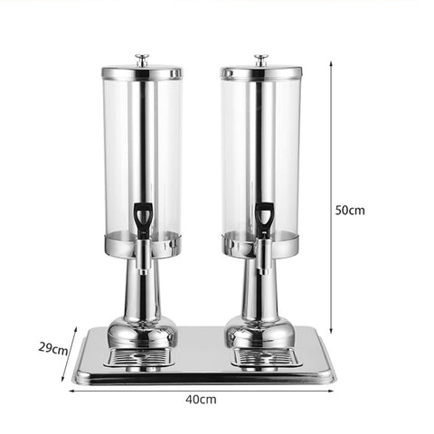 Soga 6L Stainless Steel Dispenser Ice Cylinder Water Jug (Dual)