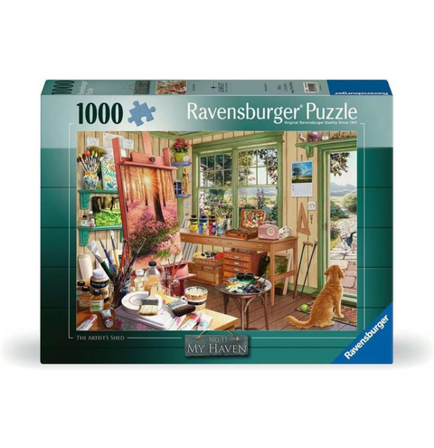 Ravensburger 1000pc My Haven Artist's Shed Puzzle