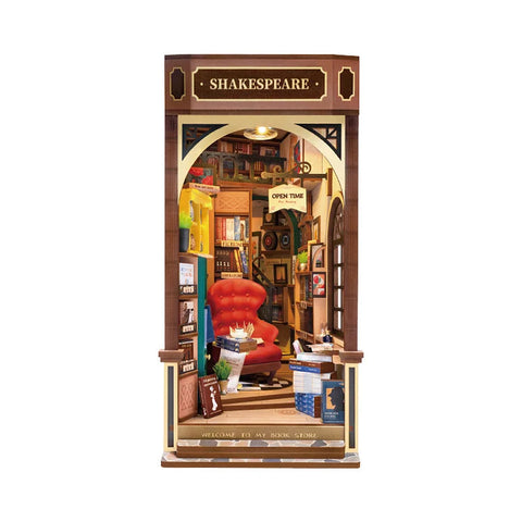 Robotime DIY Bookends Kit Bookstore