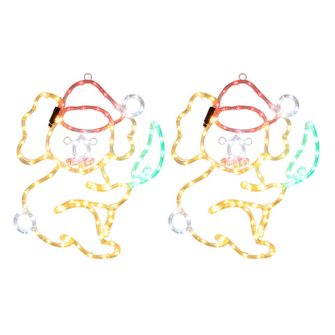 Jingle Jollys Christmas Lights 48cm Motif 216 LED Rope Light Outdoor Decoration